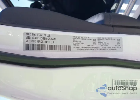 2021 Dodge Durango Gt Awd from USA, damaged, VIN 1C4RDJDG9MC575517